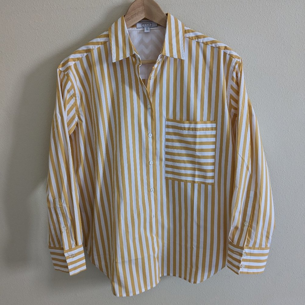 NWOT AYR The Deep End Button Up Shirt